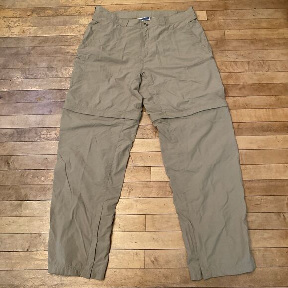 Exofficio Pants Men’s Size 38/34 Light Khaki Insect Shield Fishing Hiking - Picture 1 of 14